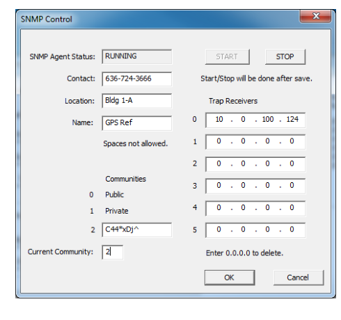 SNMP Control window in WinDiscovery